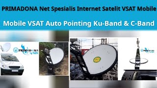 Perangkat Internet Satelit Vsat Mobile Ku-Band - Vsat Auto Pointing  Ku-Band (1 Set Antena Parabola - Motorized Dan Perangkat Lain)