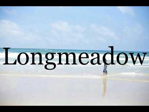 How To Pronounce Longmeadow🌈🌈🌈🌈🌈🌈Pronunciation Of Longmeadow