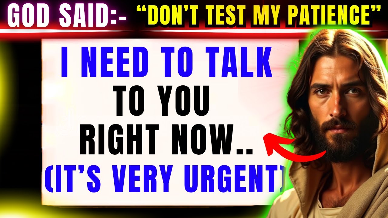 GOD SAYS - "URGENT! I NEED TO TALK TO YOU RIGHT NOW.... "👆God Message Today~ Gods Message Now👆EP 205