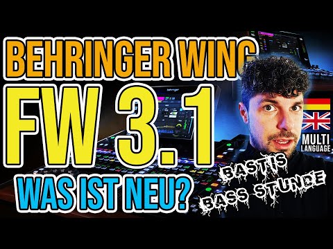 Bastis Bass Stunde: Behringer WING - New Firmware 3.1 Walkthrough [Multi language]