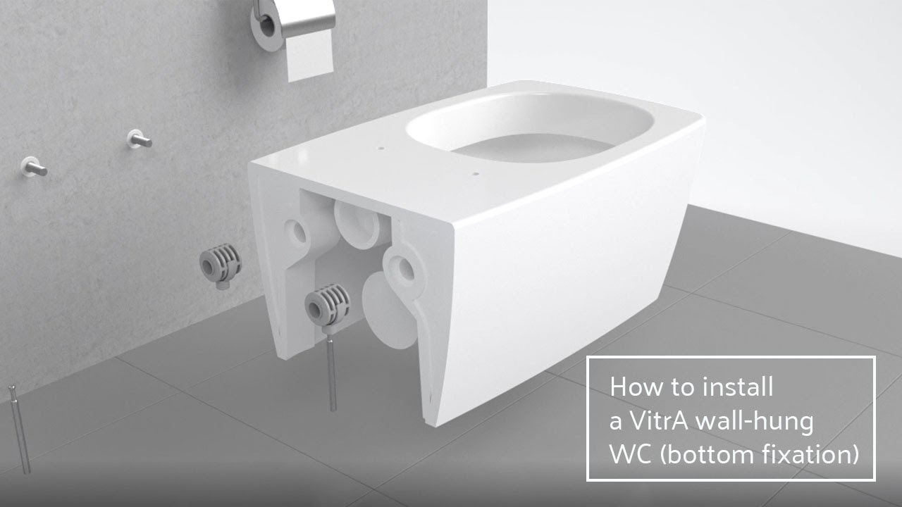 Watch video How to install a VitrA Wall-Hung WC Pan (bottom fixation) Now How to install a VitrA Wall-Hung WC Pan (bottom fixation)