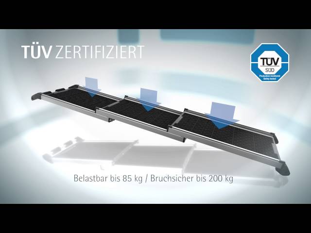 Video teaser for Hunderampe und Einstiegshilfe DogWalk³ von Kleinmetall