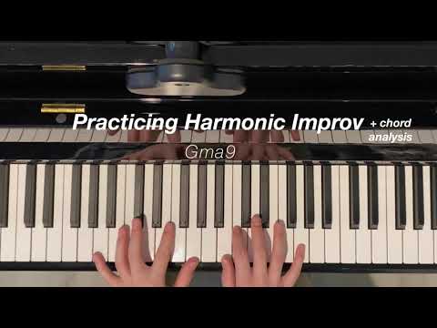1 Minute Piano - Harmonic Improvisation (w/ chord analysis)