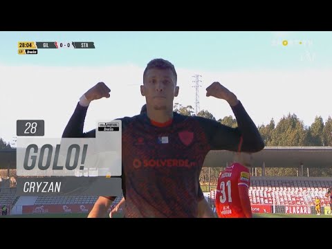 Goal | Golo Cryzan: Gil Vicente 0-(1) Santa Clara (Liga 21/22 #21)