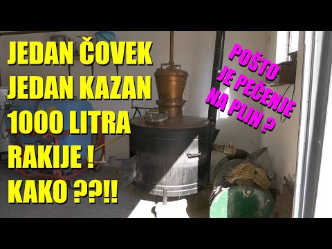 PEČENJE RAKIJE  - GENIJALNO - od kuće napravio POLUATOMATSKU DESTILERIJU ZA RAKIJU - sve JEFTINO!