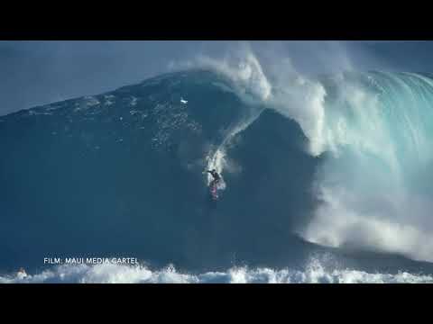 Nathan Florence, Kai Lenny, and Matt Bromley - XL Swell at Jaws