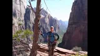 preview picture of video 'Climbing Touchstone Wall Zion UT 2012'