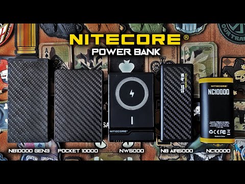 Инструменты выживания/Power Bank Nitecore NB10000 GEN3/Pocket/NW5000/NB AIR/NC10000@CorcoranAL