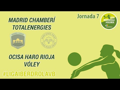 Liga Iberdrola 22/23 | Madrid Chamberí TotalEnergies vs Ocisa Haro Rioja Vóley | Jornada 07