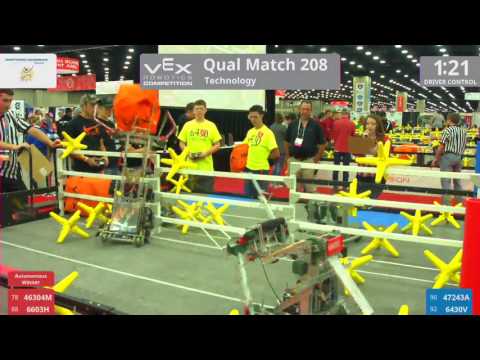 2017 VRC Tech Q208 - 46304M 6603H vs 47243A 6430V - 43 to 10