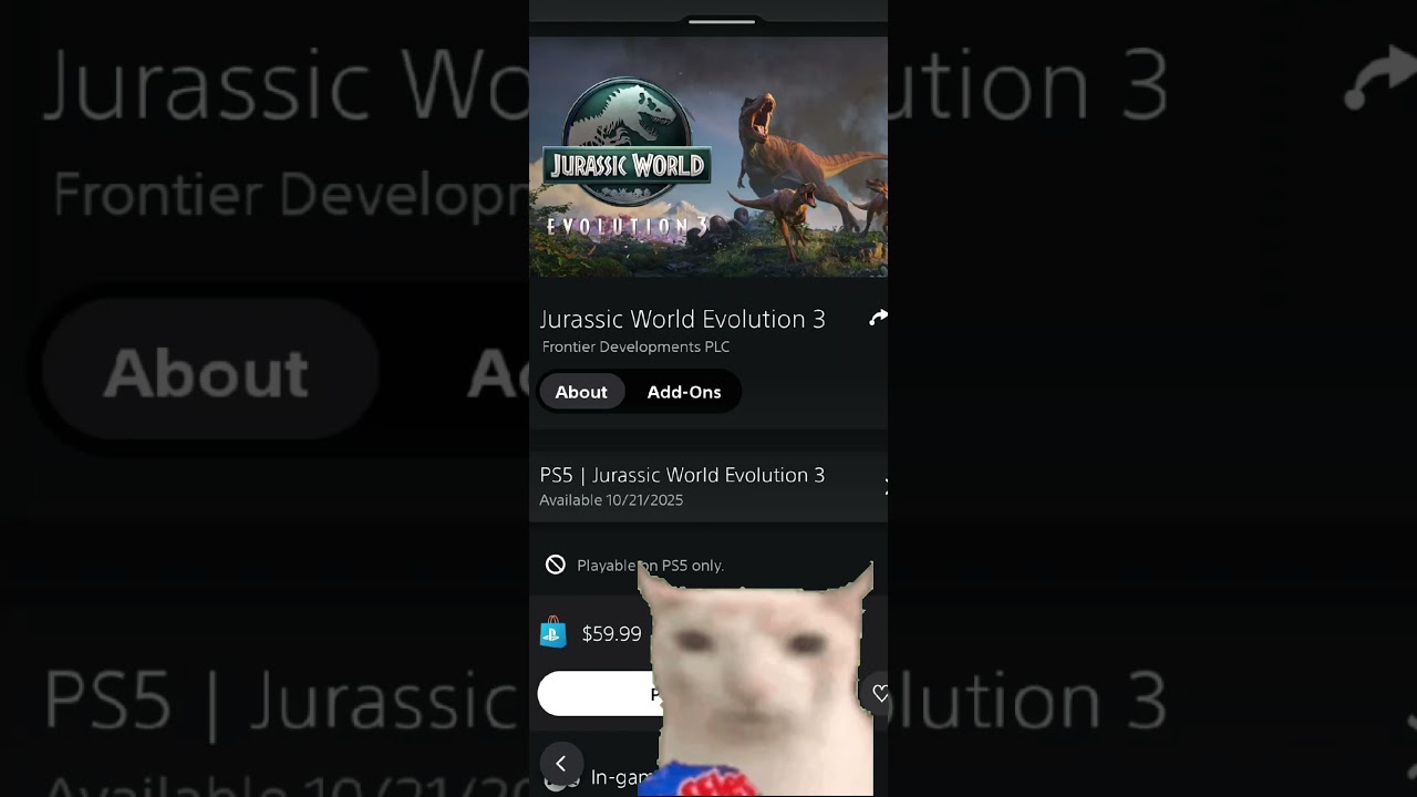 Jurassic world evolution 3! is coming out in 4 months😫😫