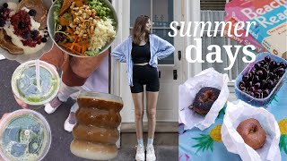 PRODUCTIVE SUMMER DAYS / what I eat in a few days (vegan), finding balance /