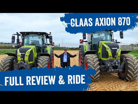Claas Axion 870 | The Perfect Mid-Size Tractor? Full Tour & Ride