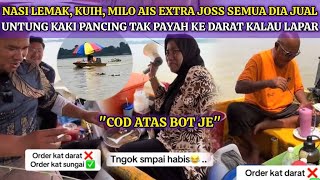 Download lagu 'Boleh Bayar QR'- MAKCIK PAKCIK BERNIAGA ATAS BOT DI SG PERAK RAIH PERHATIAN mp3