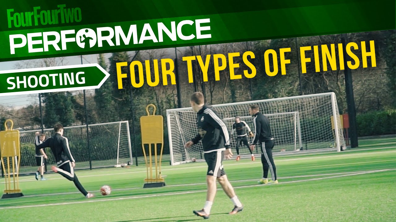 Soccer shooting exercise | Four types of finish drill | Swansea City Academy - YouTube
