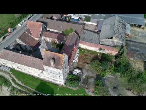 drone: ferme château de Curgies (ou des quatres vents)
