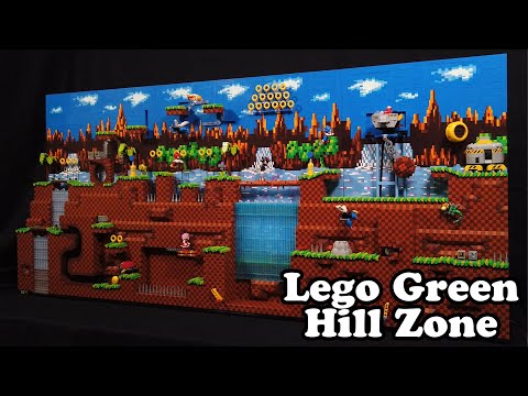 Lego MOC - Sonic the Hedgehog, Green Hill Zone Expansion - Final Reveal!