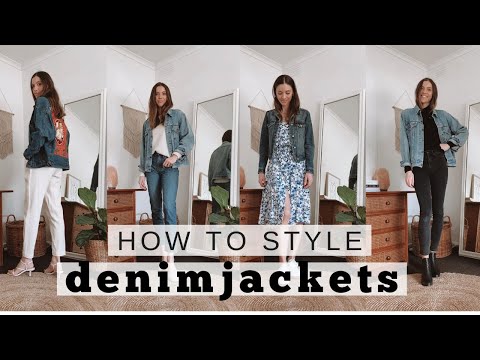 How To Style A Denim Jacket // 13 Denim Jacket Outfit...