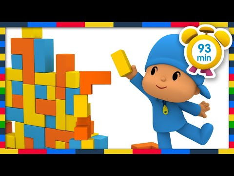 🏙 POCOYO in ENGLISH - Building blocks games [93 min] | Full Episodes | VIDEOS and CARTOONS for KIDS