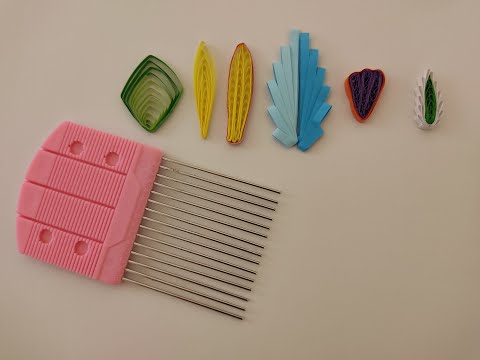 How to use a Paper Quilling Comb