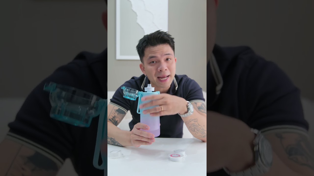 Uống nước vị trái cây với bình nước tạo hương vị Air Water #shorts
