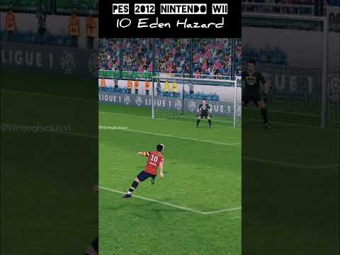 Eden Hazard Goal - PES 2012 Nintendo Wii #winningevolution #pes #winningeleven