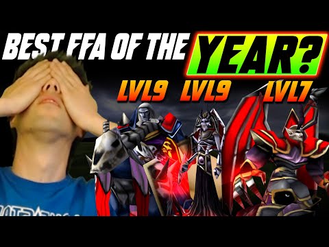 [EPIC] BEST FFA game of the YEAR! - WC3 - Grubby