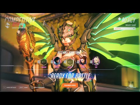 How to Deal with TOXICS - Overwatch 2 Mercy Main Competitive Gameplay