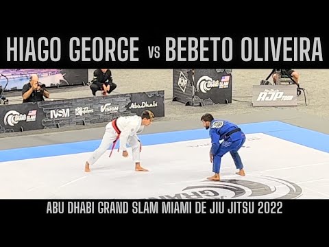 Hiago George vs Bebeto Oliveira - Final Abu Dhabi Grand Slam Miami de Jiu Jitsu 62kg