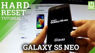 Hard Reset SAMSUNG G903F Galaxy S5 Neo - Wipe Data by Factory Reset