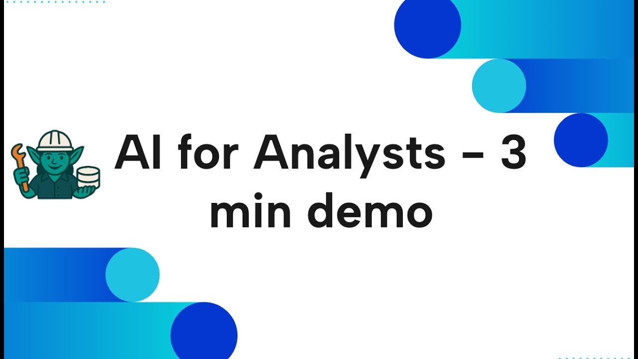 From Data Wrangling to Strategic Insights - AI for Analysts (Yorph AI demo)