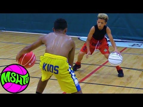 Julian Newman & John Mobley Jr Workout - Ball Handling & Shooting Drills Basketball