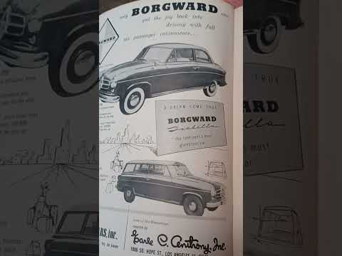 Thumbnail for May '57 Road & Track part 3 Ads for Borgward Judson Bentley and more #roadtrack #printads #oldcars by Borgward