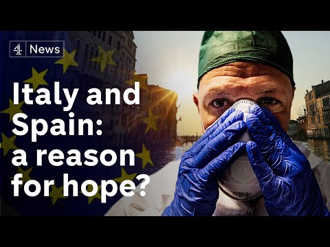 Outbreaks in Spain and Italy appear to be slowing