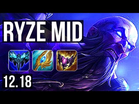 RYZE vs TALON (MID) | 10/2/6, 1.3M mastery, 600+ games, Legendary | KR Grandmaster | 12.18