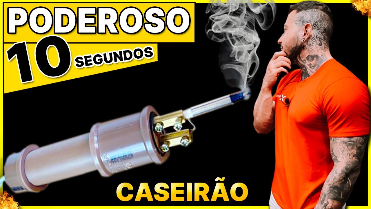 Como Fazer um FERRO DE SOLDA PODEROSO! Esquenta em 10 segundos e Funciona com baterias 🔥