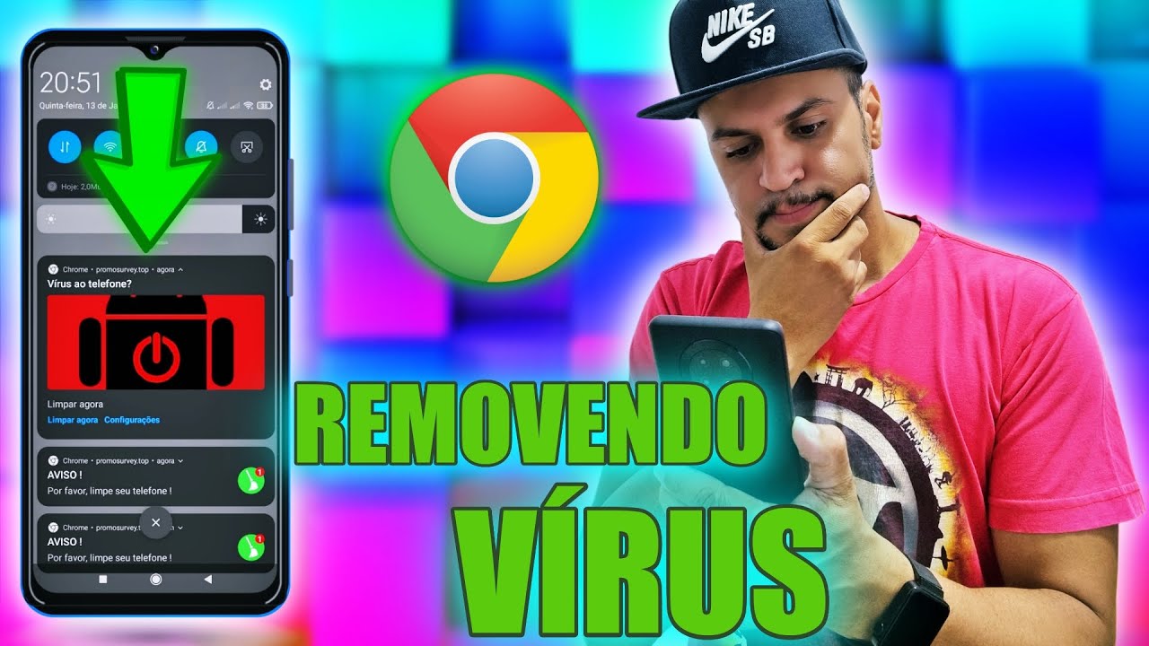 Como REMOVER VíRUS do Navegador GOOGLE CHROME do Celular Android