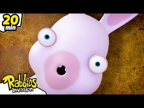 The Rabbids Get stuck in the Past?! 😱 🦖 Rabbids Invasion 🐰 Best Cartoon Full Episodes for Kids