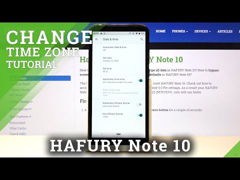 How to Change Date & Time in HAFURY Note 10 – Find Clock Options