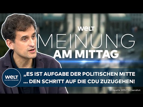 Video Thumbnail: WELT MEINUNG: "Nazis jubeln im Bundestag" – CDU wegen Timing der Migrationsdebatte in der Kritik