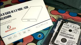 Senda Enclosure (How to open and insert HDD/SDD on it)