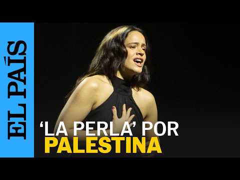 Rosalía aparece por sorpresa en el concierto Manifest x Palestina de Barcelona