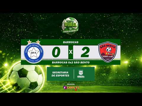 Copa Rural de Ribeira do Amparo | Barrocas 0x2 São Bento