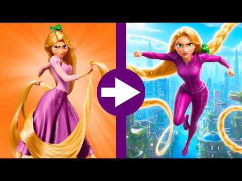 Every Disney Princess As Superheroes!