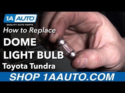 How to Replace Dome Light Bulb 00-06 Toyota Tundra