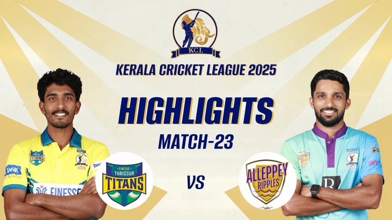 Thrissur Titans VS Alleppey Ripples