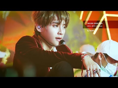 181106 지니뮤직어워드(MGA) - IDOL / BTS V focus fancam / 방탄소년단 뷔 4K직캠