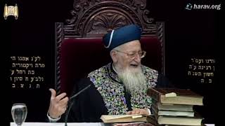 דיני מצות ביכורים - פרשת כי תבא תשס"ג - מרן הרב מרדכי אליהו (הרב מרדכי אליהו זצ"ל) - התמונה מוצגת ישירות מתוך אתר האינטרנט יוטיוב. זכויות היוצרים בתמונה שייכות ליוצרה. קישור קרדיט למקור התוכן נמצא בתוך דף הסרטון