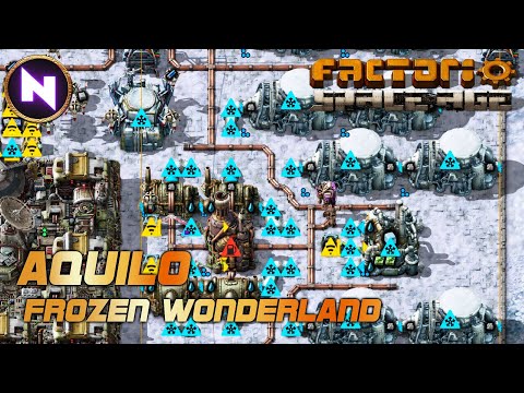 AQUILO: First Landing! Dealing with HEAT🔥& COLD ❄️ | 23 | Factorio SPACE AGE