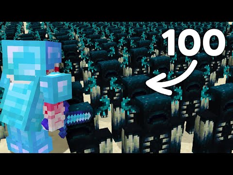 Killing 100 Wardens In Survival